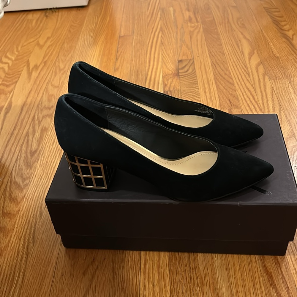 Brian Atwood suede pointed toe heels. Size 7